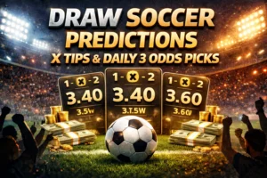 Draw Soccer Predictions, X Tips & Daily 3 Odds Picks